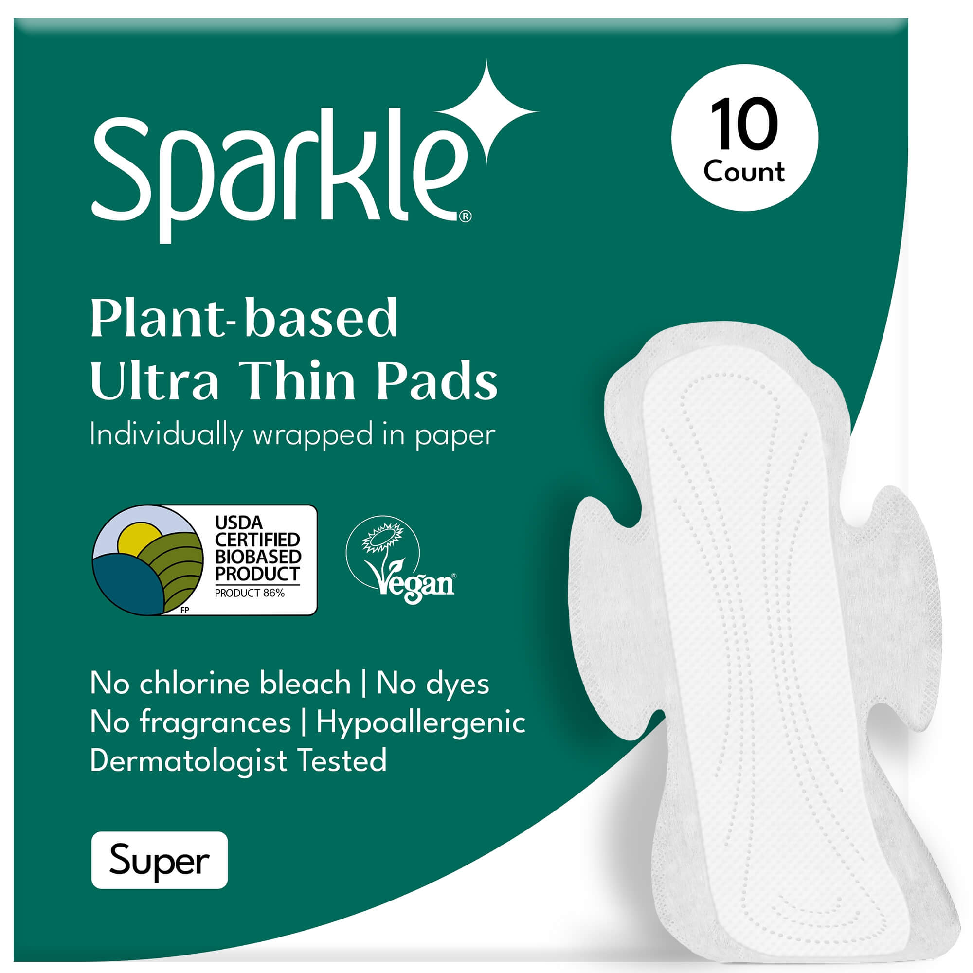 Plant-based Ultra Thin Pads